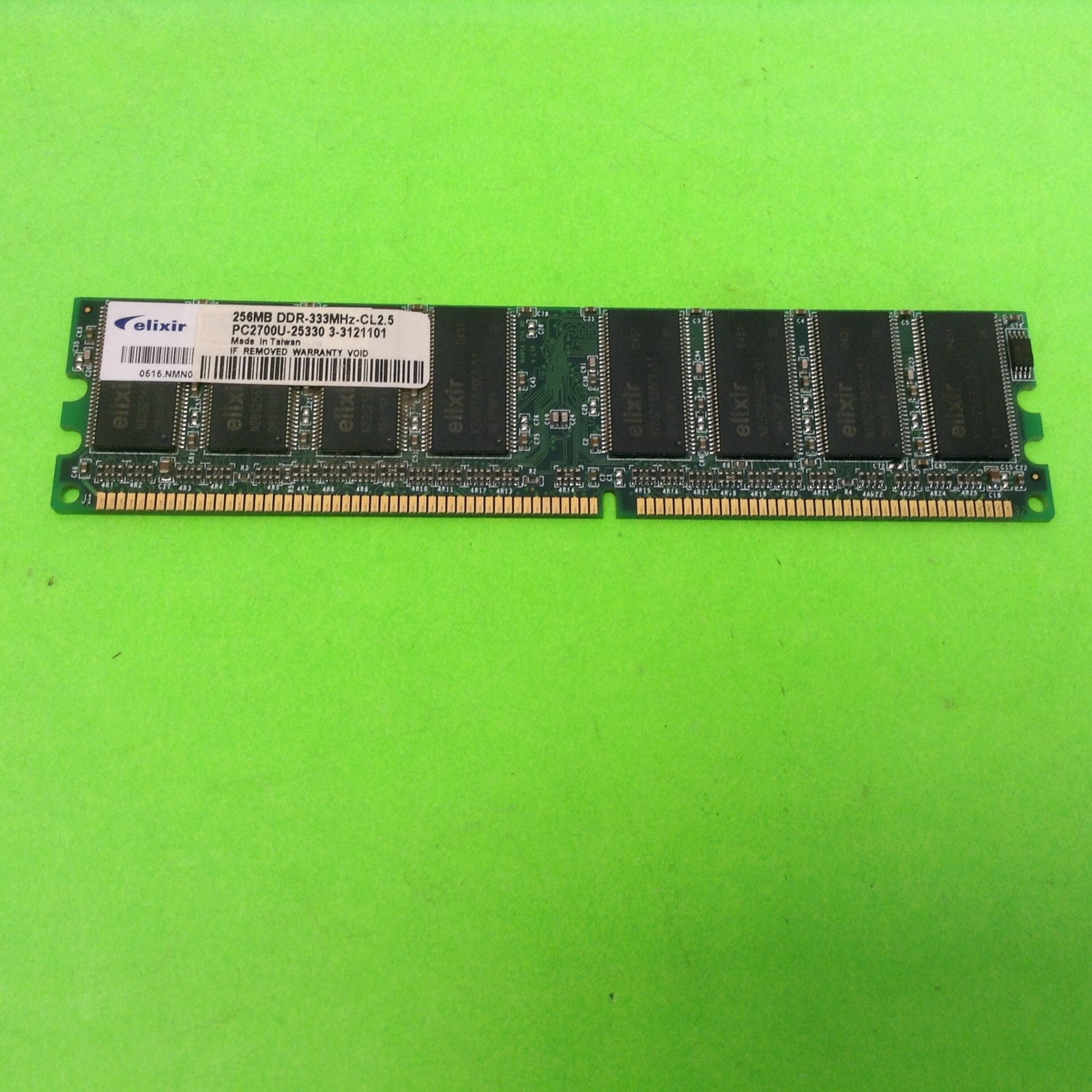 Elixir 3-3121101 DDR-333 (PC-2700) PC-2700U Random Access Memory RAM