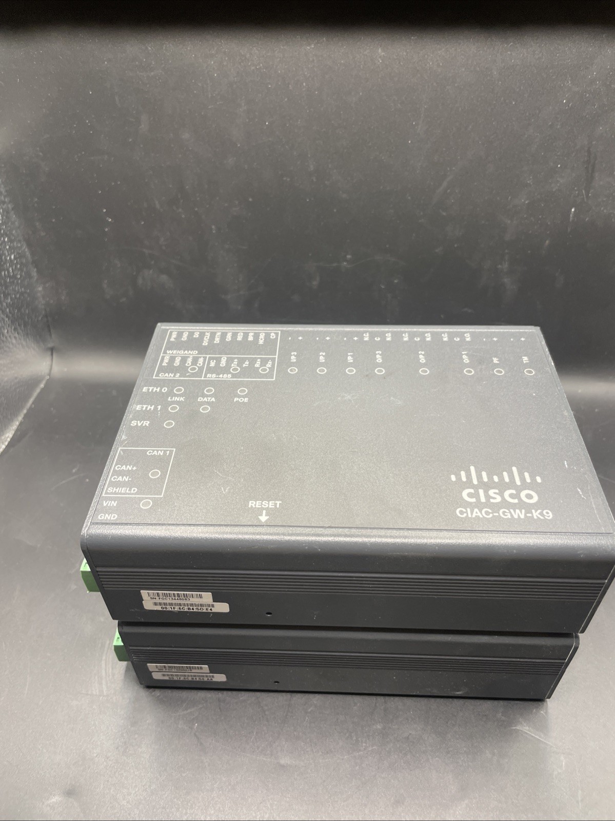 Lot Of 2 Cisco CIAC-GW-K9 Physical Access Gateway Controller
