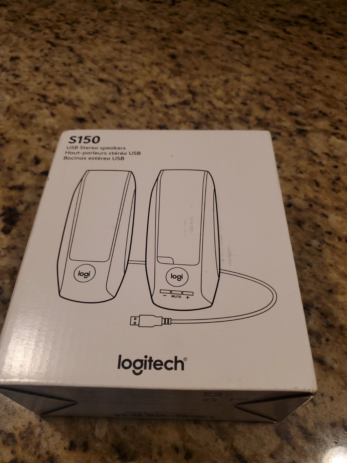 Logitech S150 Digital Speaker System, USB, Black, EA - LOG980000028 For Mac & PC