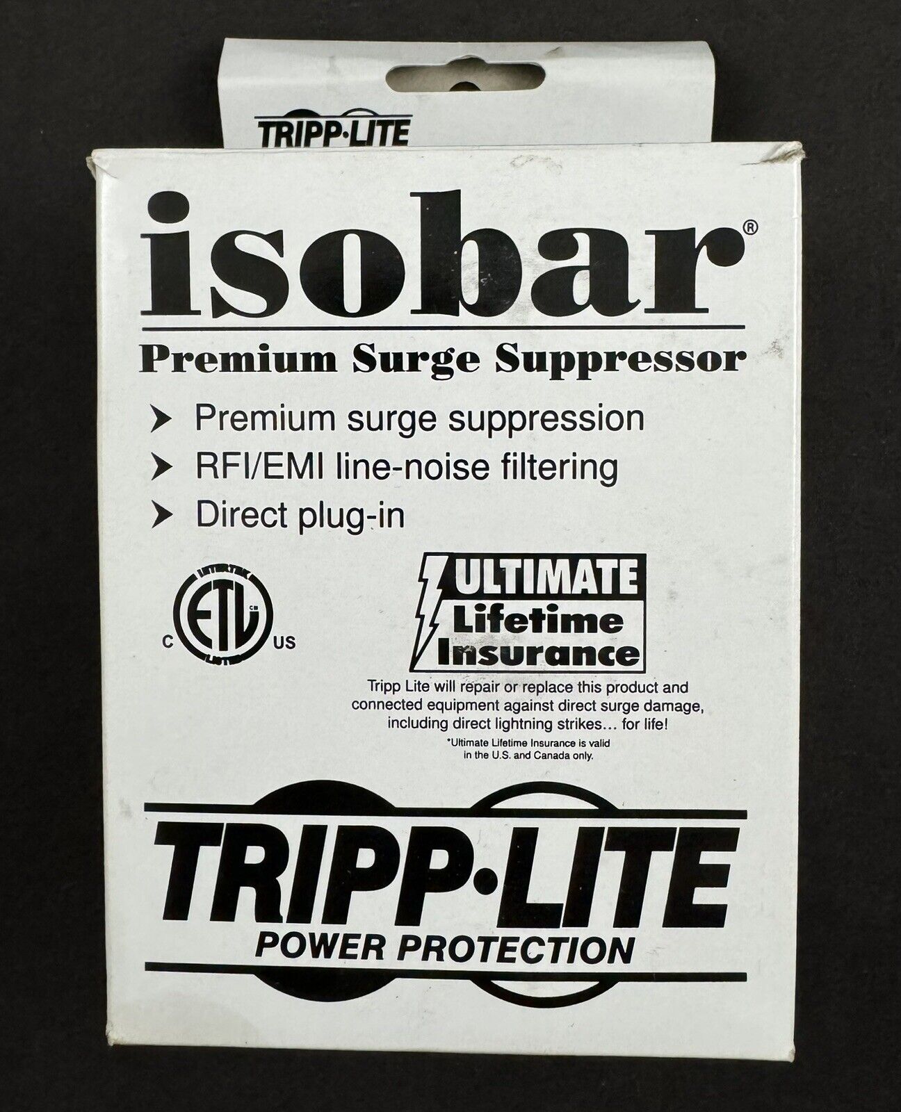 Isobar Tripp-Lite Surge Protective Device 120VAC 15A Type 3 Ultrablok428