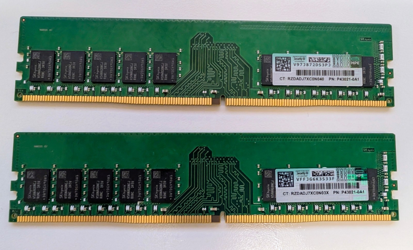 SK Hynix 32GB (2x16GB) DDR4-3200MHz ECC UDIMM RAM PC4-3200AA KIT
