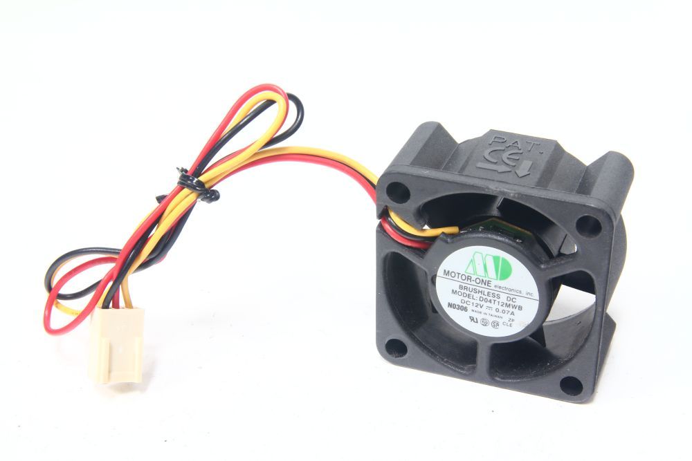 Motor-One Electronics D04T12MWB Brushless DC12V 0.07A Cooling Fan 40mm