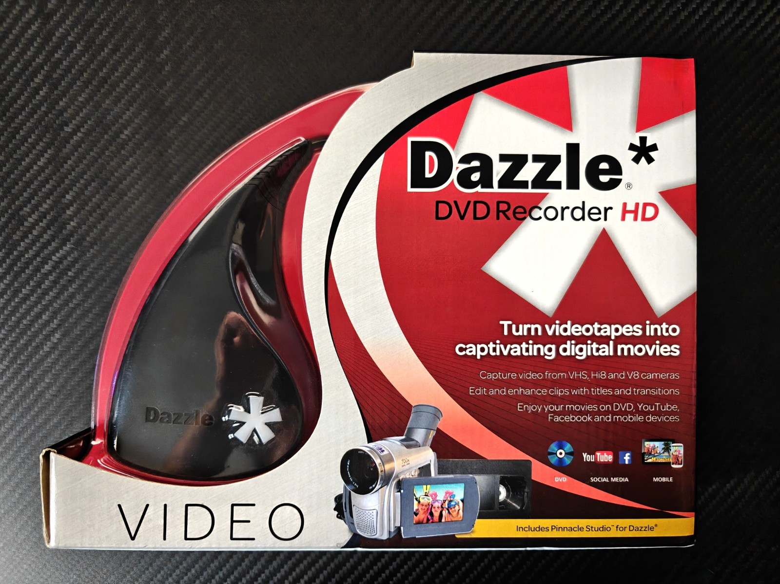 Corel Dazzle Dvd Recorder Hd Video Capture Device + Video Editing Software
