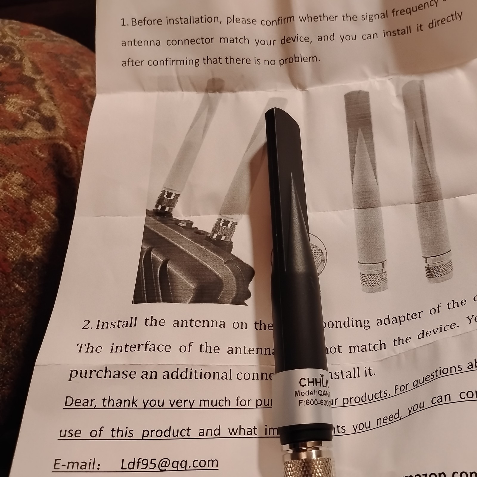 Outdoor Omni-Directional Meshtastic 915MHz Lora Antenna with N Male Connector...