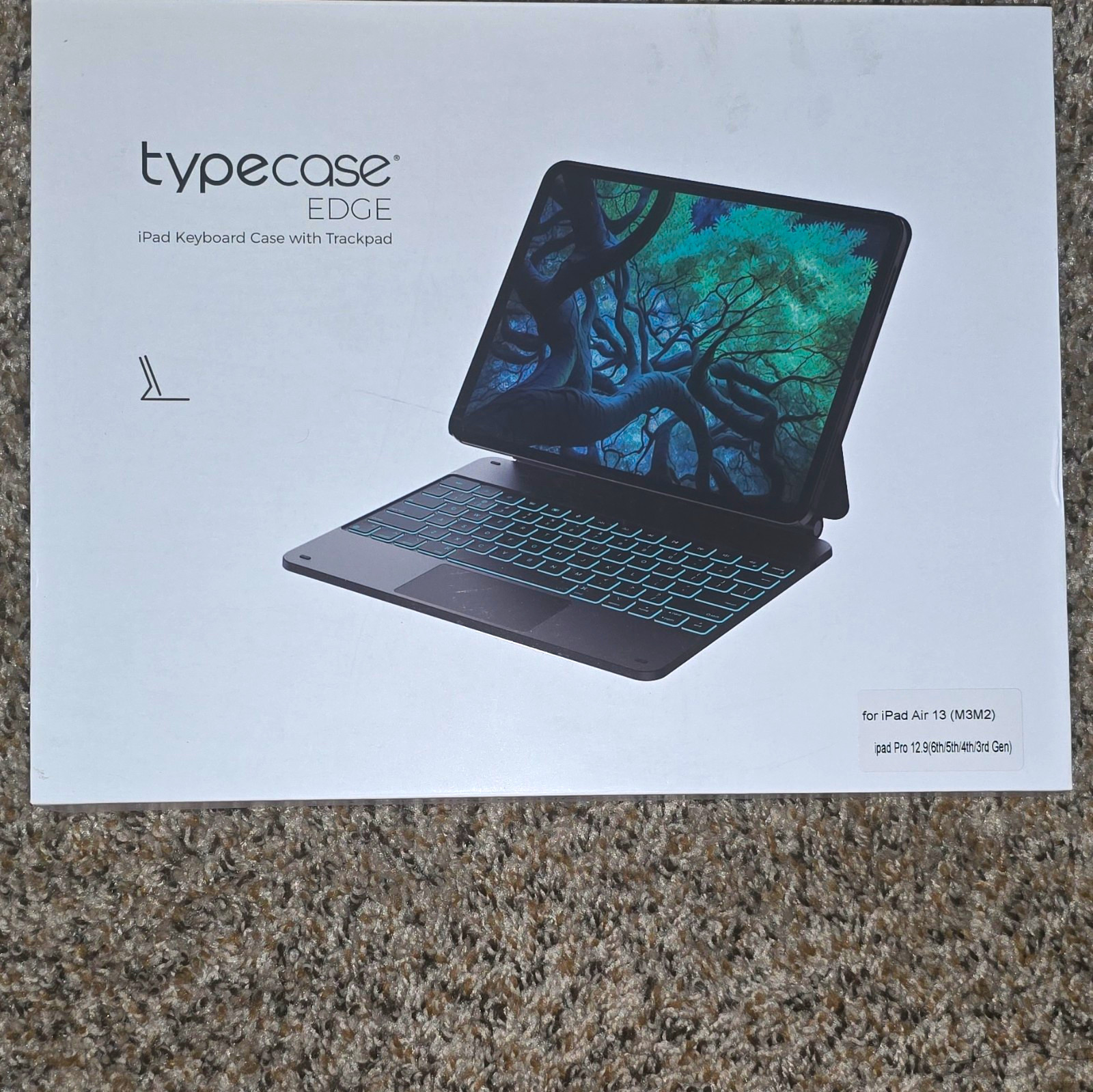 Typecase Edge Backlit Keyboard Folio w/ Trackpad for iPad Air 13 & Pro 12.9