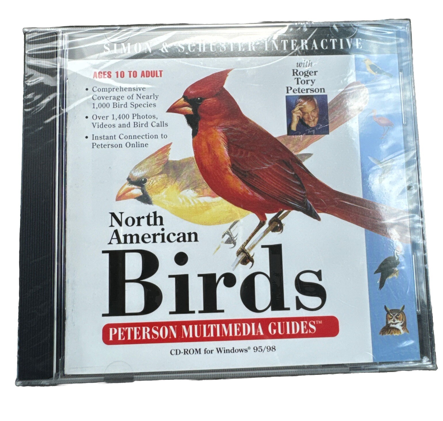 North American Birds New Sealed Cd-ROM  Windows (95/98) New Sealed