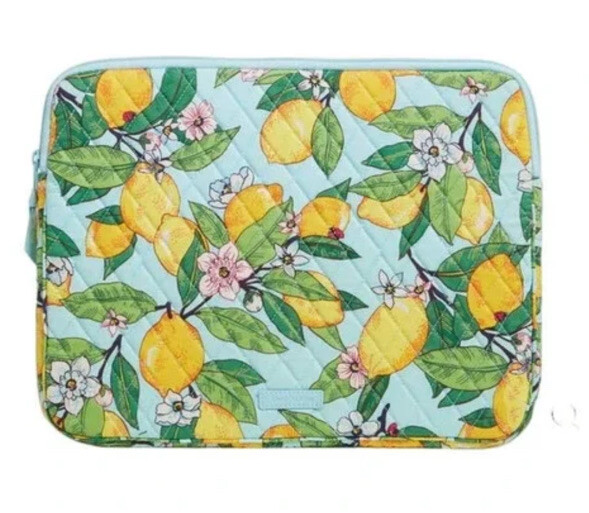 Vera Bradley Laptop Sleeve Lemon Grove