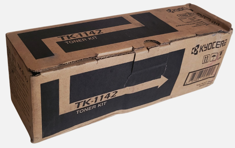 Kyocera TK-1142 TK1142 Black 1T02ML0US0 Toner Kit with Deformed Box