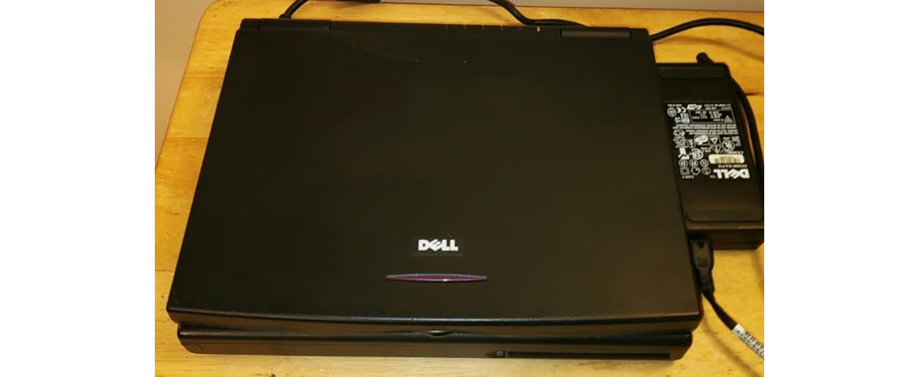 Vintage Dell Latitude XPi Model PPS Laptop - No HD W/ Power Adapter