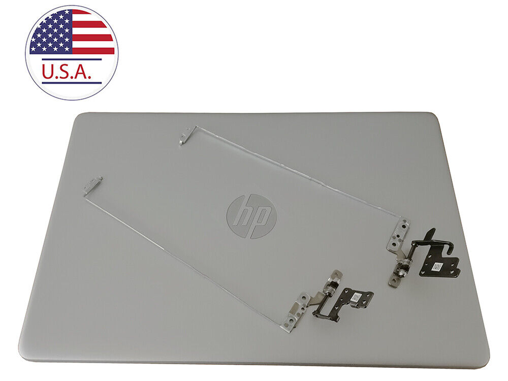New HP 15-dw1000 15-dw0000 15-dw2000 LCD Back Cover Top case Rear Lid + Hinges  