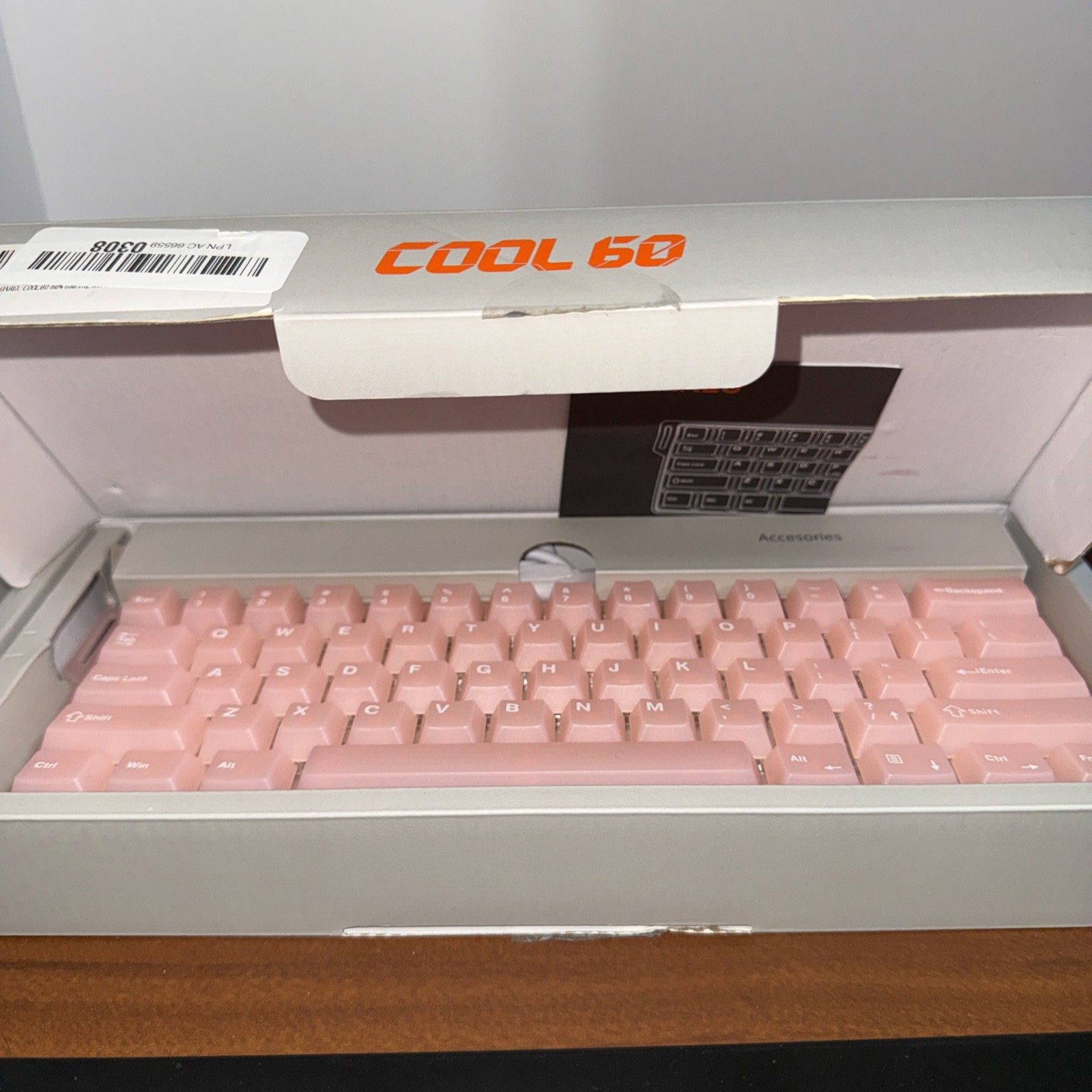 Keyboard Keycaps Clear Pink Keycaps 60 65 75 100 Percent Transparent Jelly Cu...