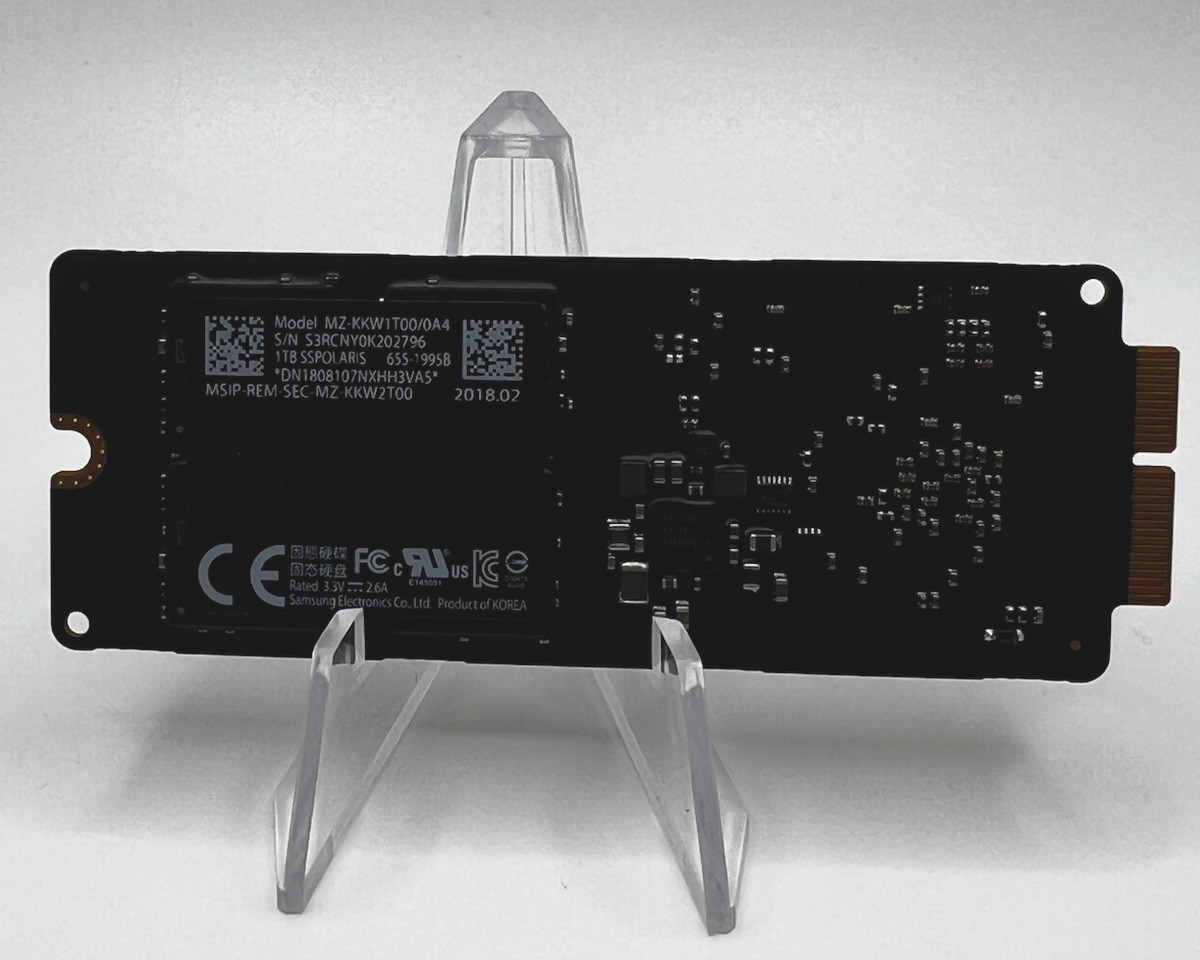 ONE 1TB Samsung SSPOLARIS NVMe SSD 655-1995B MZ-KKW1T00/0A6 PCIe for Apple
