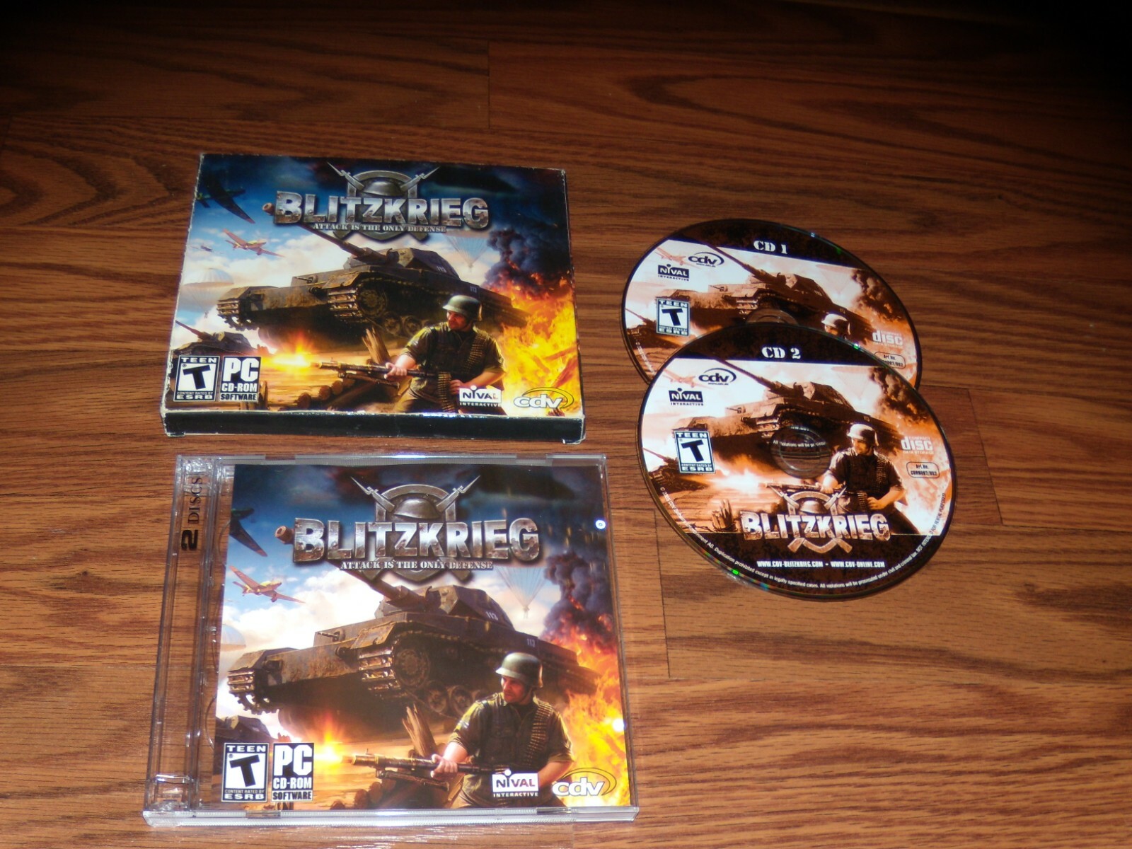Blitzkrieg Attack of the Only Defense (PC, 2003) CD-ROM Game