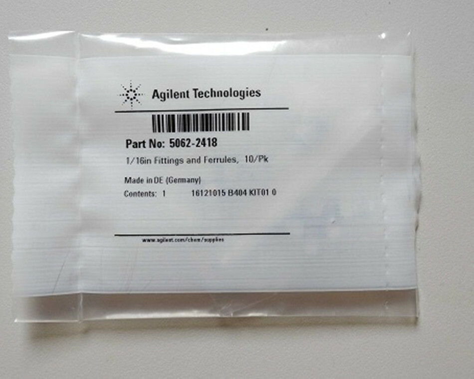 10/pk New Agilent 5062-2418 1/16in Fittings & Ferrules
