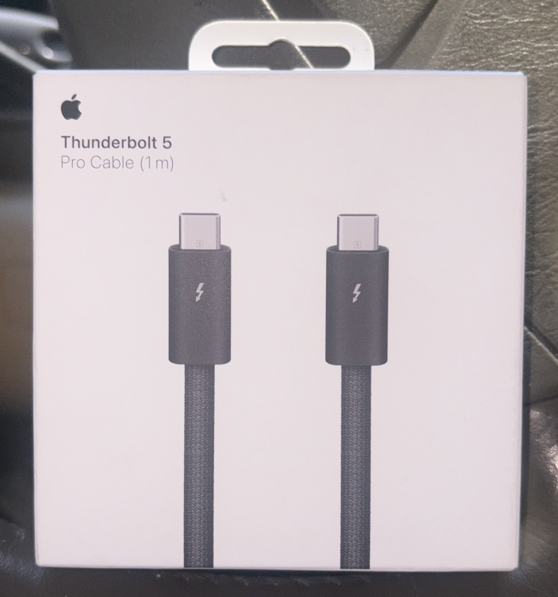 Apple - Thunderbolt 5 Pro Cable (1m) - Black - (MDW94AM/A) - Model: A3189 - New