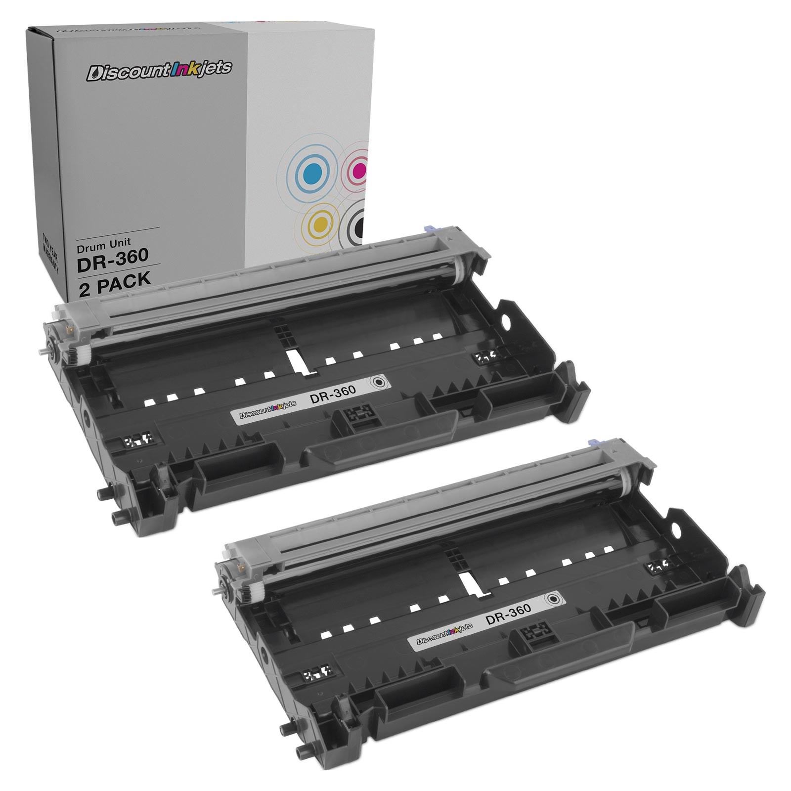 2PK Drum Unit for Brother DR360 DR-360 MFC-732 MFC-7840 MFC-7340 DCP-7045 HL2170