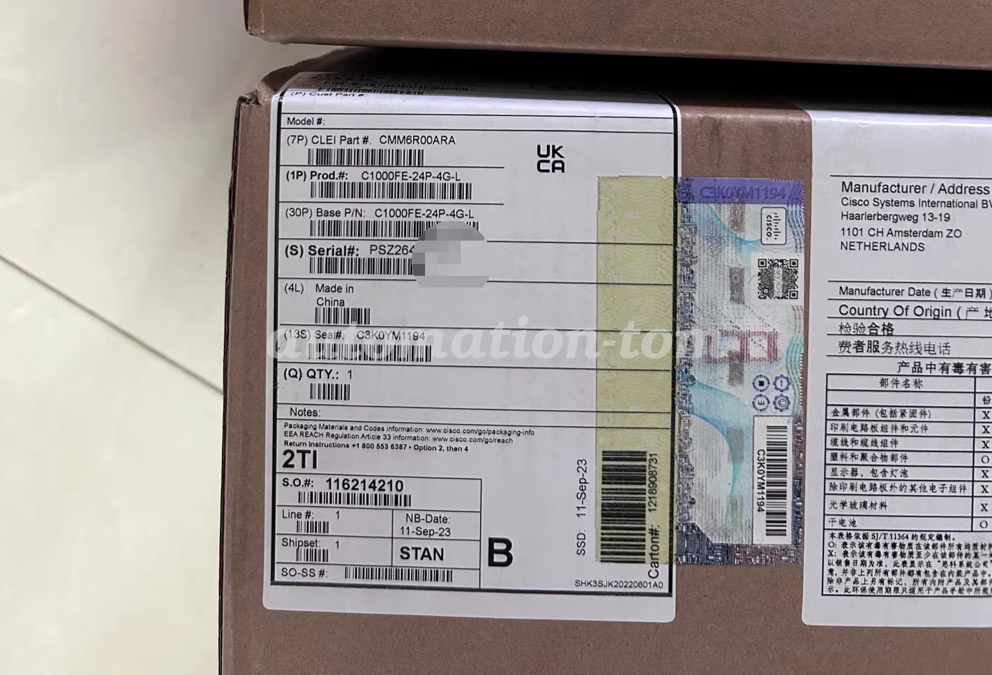 C1000FE-24P-4G-L Cisco Catalyst 1000 24 ports 10/100 Ethernet PoE+ ports BIG QTY