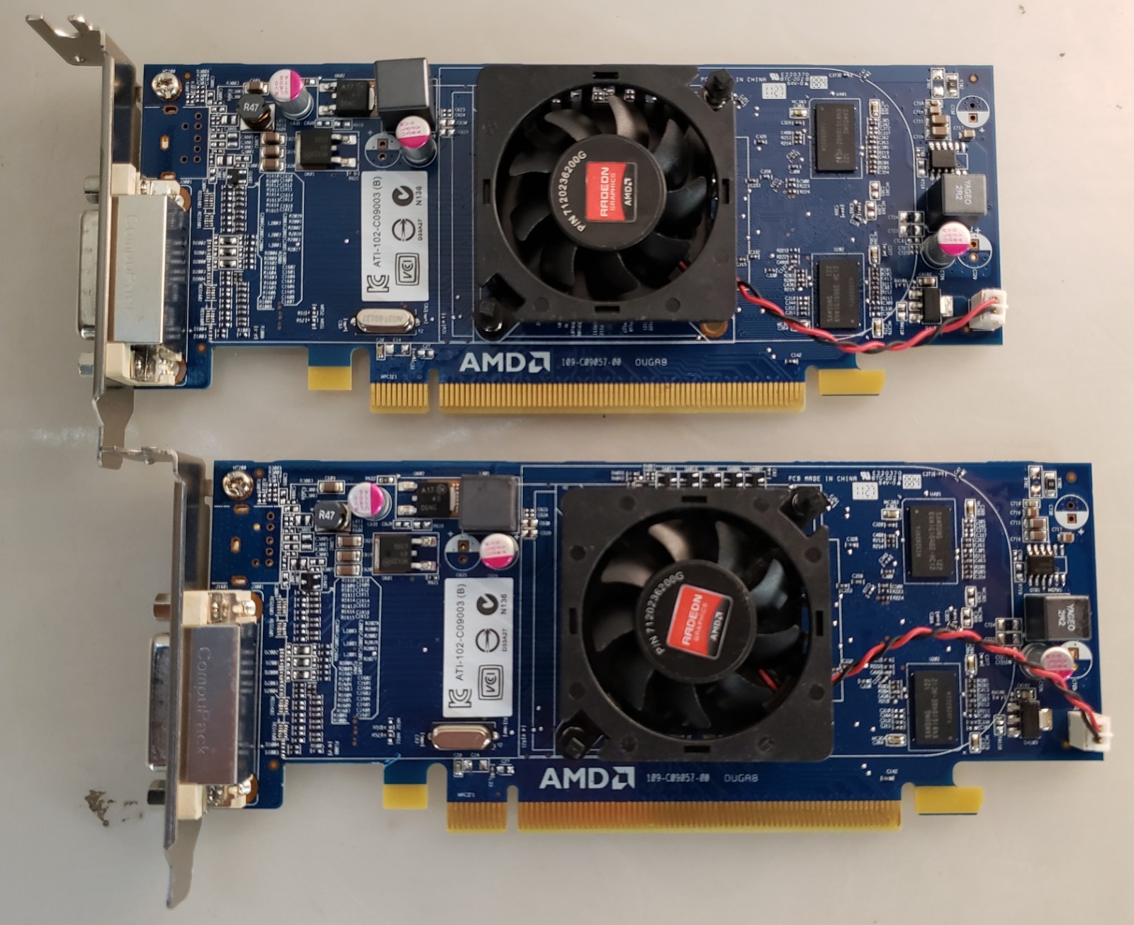 Pair of Dell AMD Radeon HD 6350 0HFKYC 512MB DDR3 Graphics Card