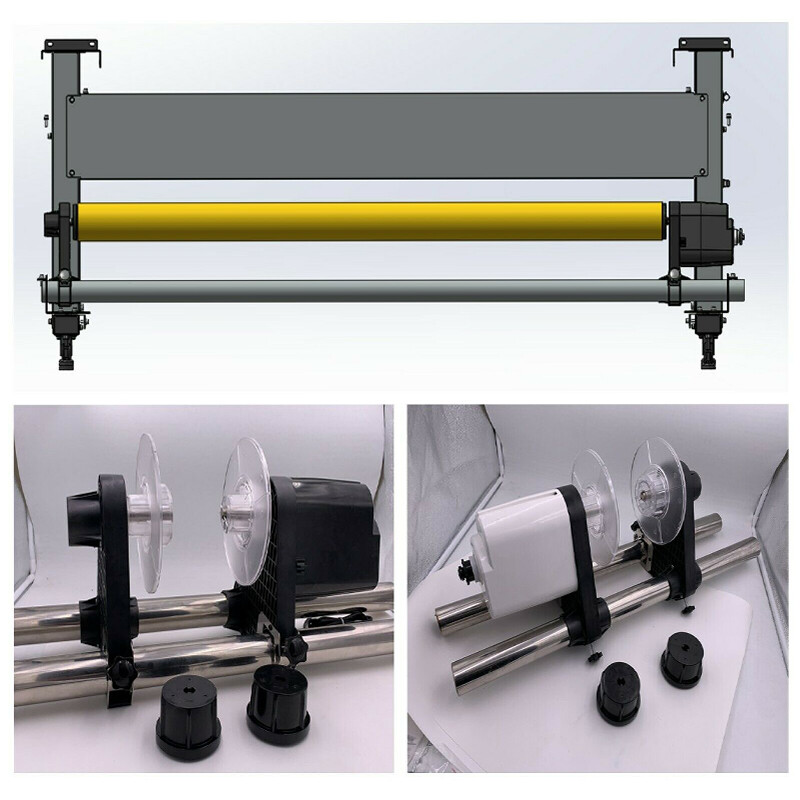 New Automatic Media Take Up Reel System for Mutoh Mimaki Roland Epson Printers