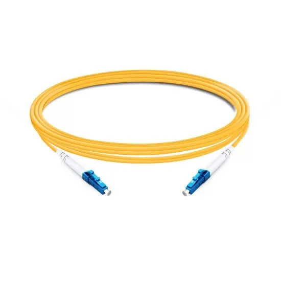 [2pcs] 1M‑30M LC UPC to LC UPC Simplex OS2 LSZH SingleMode Fiber Patch Cord FTTH
