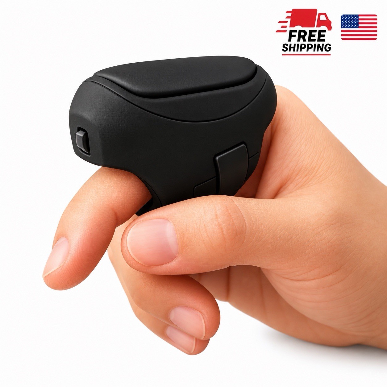 Finger Mouse, 2.4ghz Handheld Ergonomic Trackball Mouse