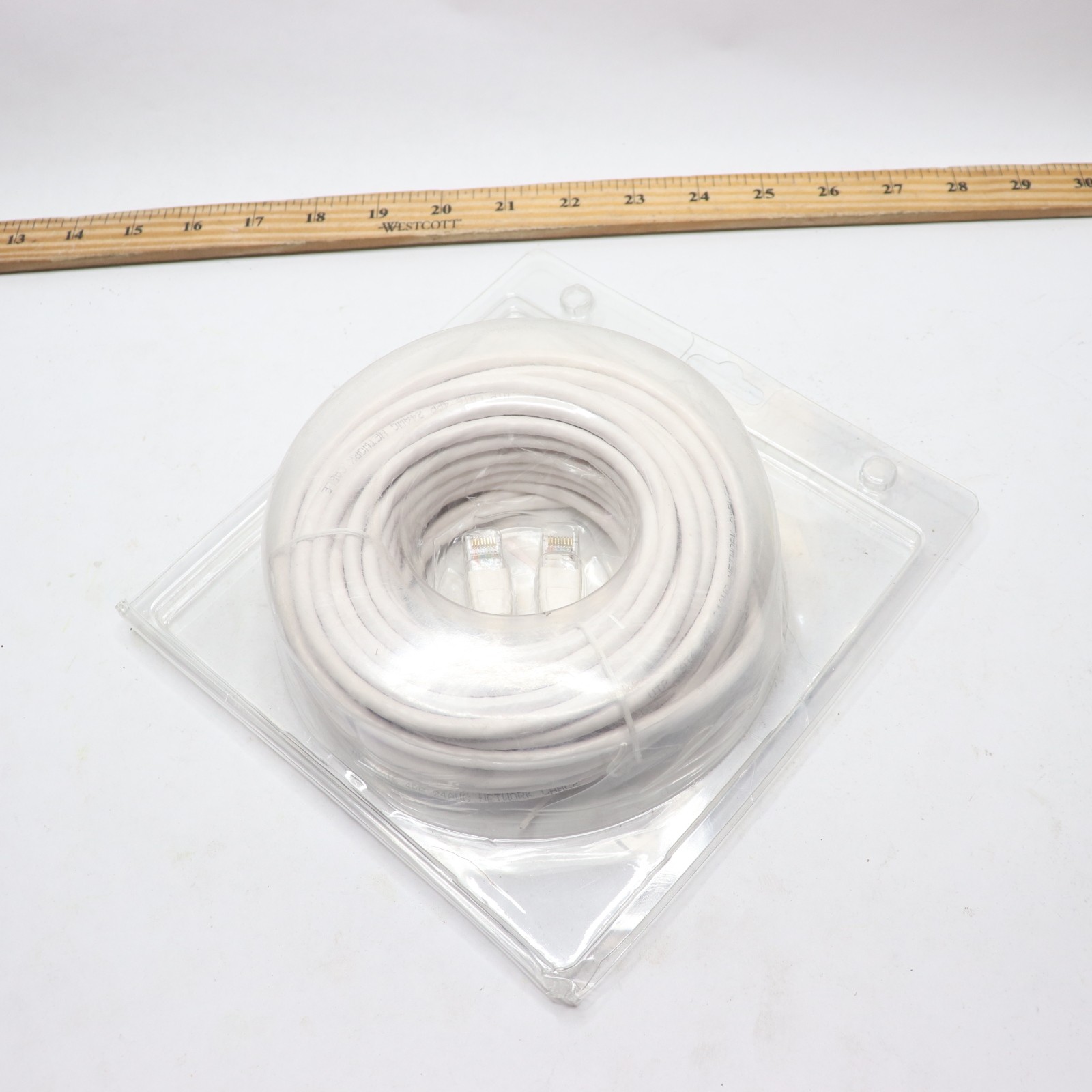 Commercial Electric 50 ft. CAT6 UTP Ethernet Cable, White