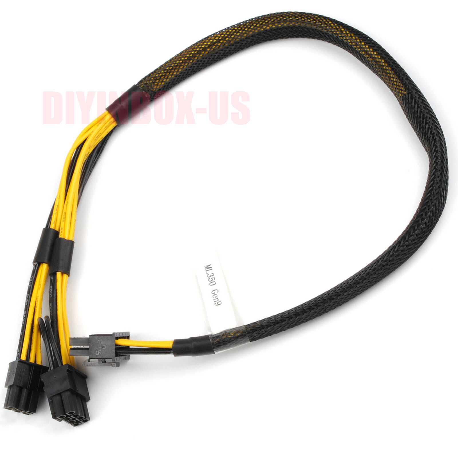 New 10pin to 6+8pin Power Cable for HP ML350 G9 Gen9 and NVIDIA Tesla GPU 50CM