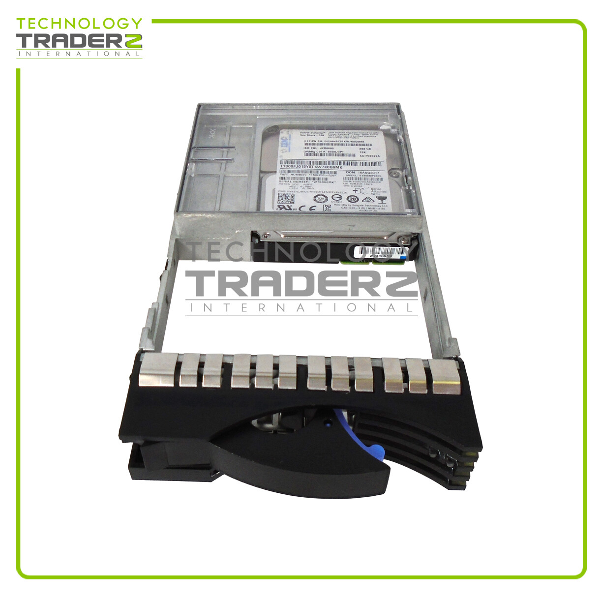 IBM 42R6692 283GB SAS 3G 3.5'' HDD 44V6853 44V6861 44V4436 44V4812 W/ Blank Tray