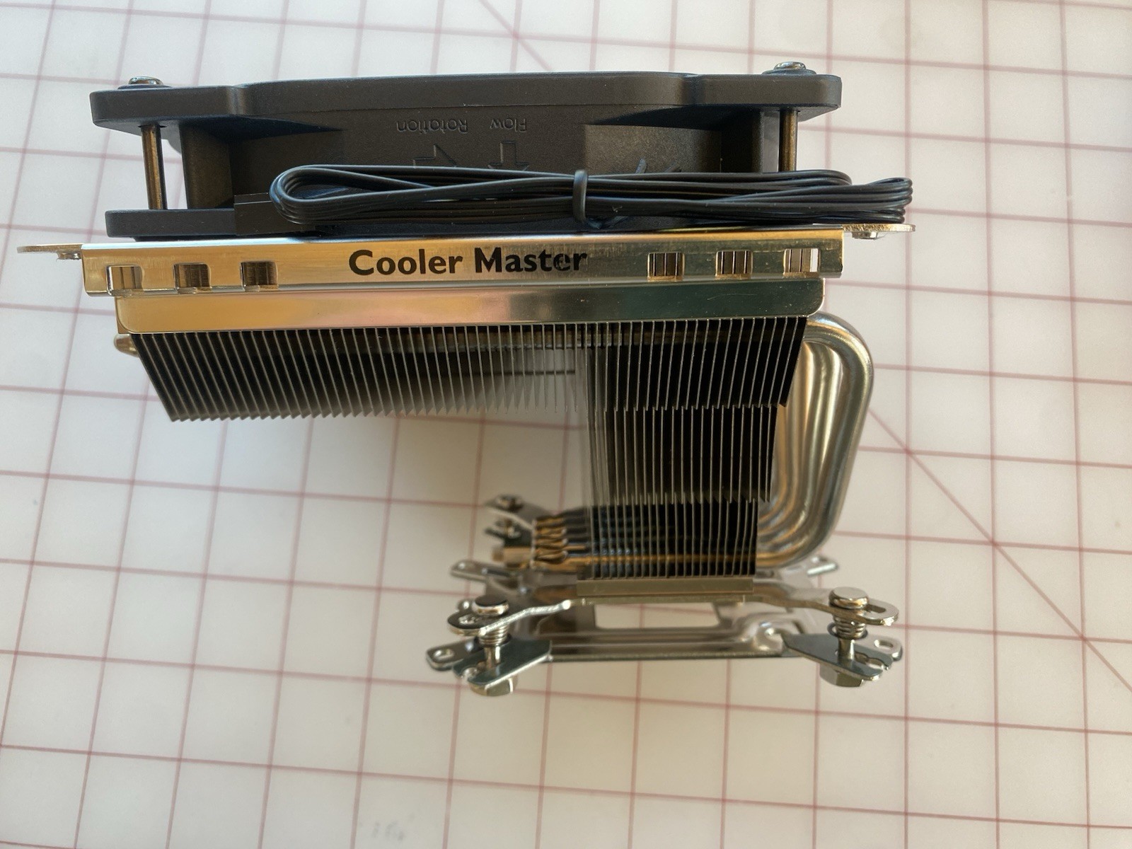 Cooler Master Top Flow Cooler W/ New Dynamic X2 Gp-12 Fan