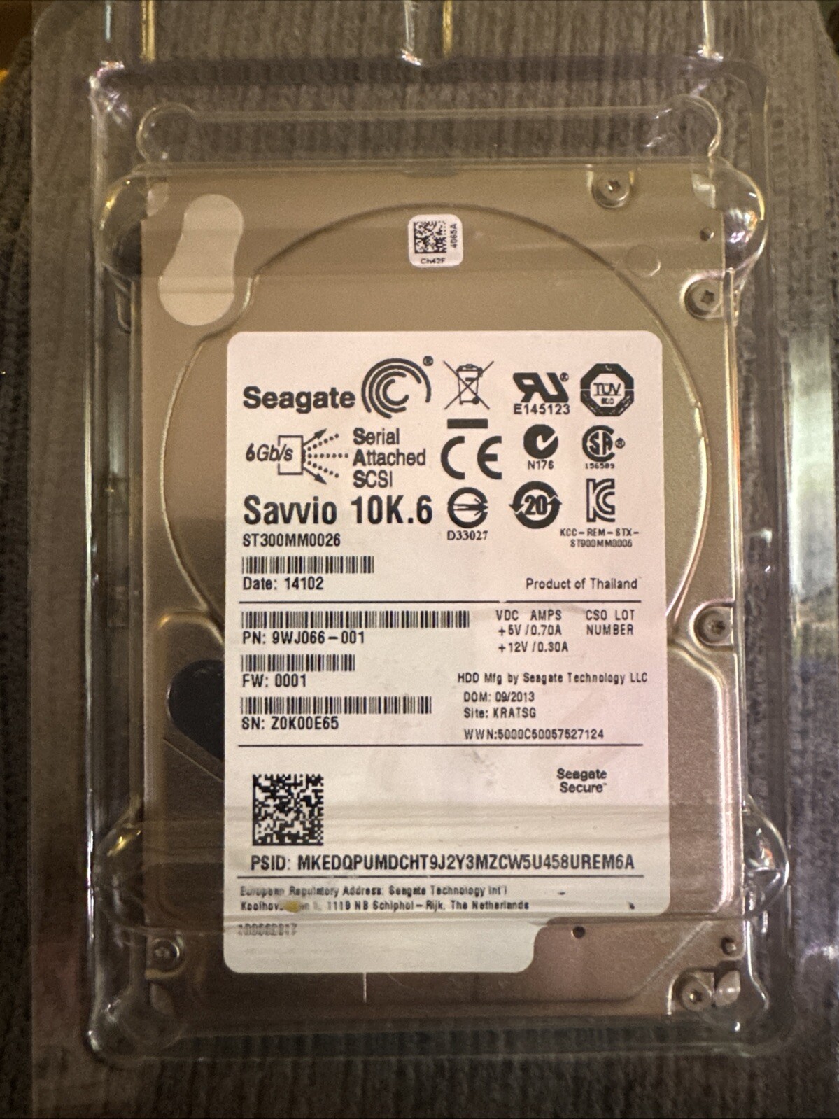 Seagate 300 GB Savvio SAS 6Gb/s ST300MM0026