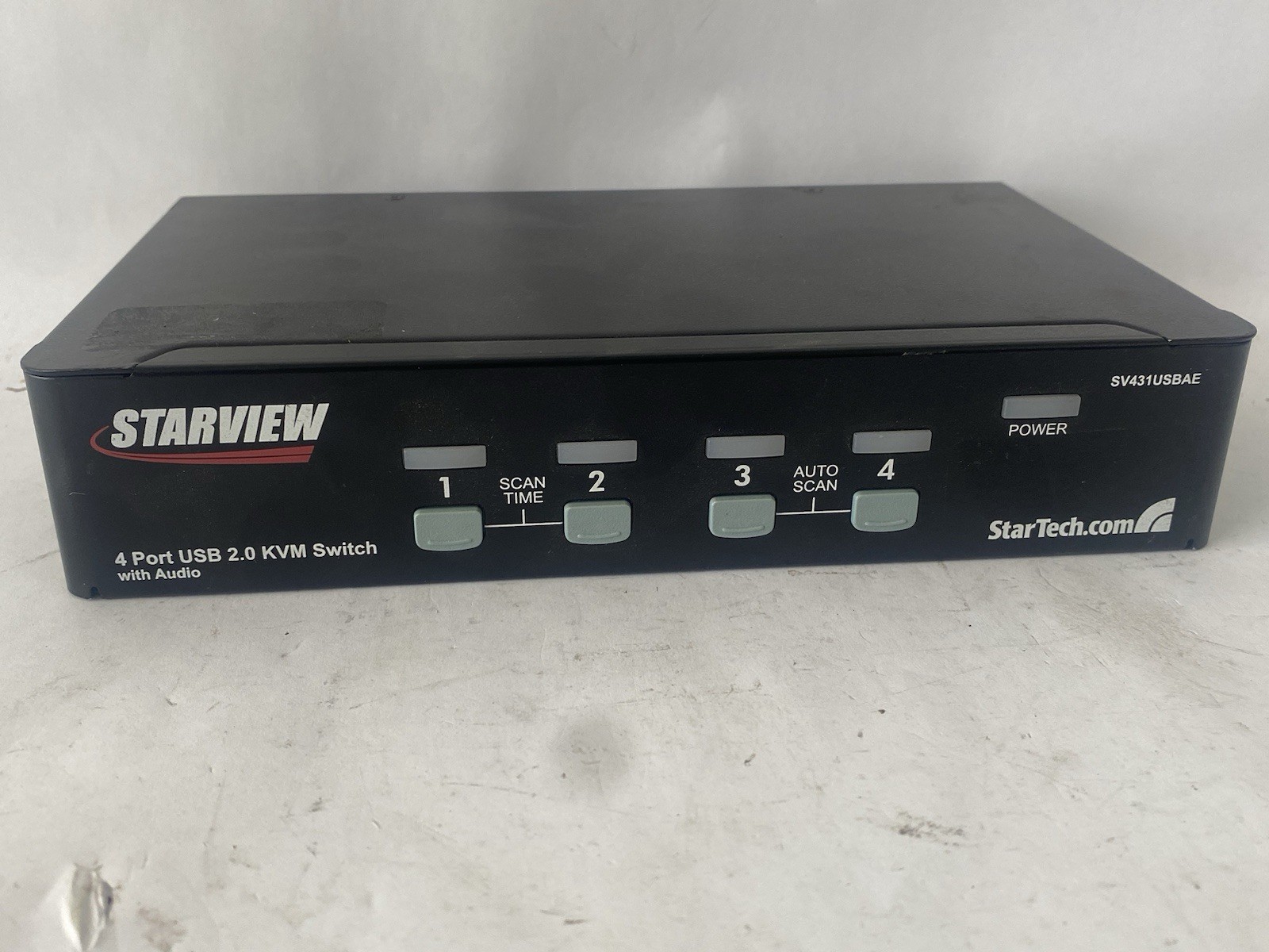 StarTech.com 4 Port DVI USB KVM Switch with Audio & USB 2.0 Hub - SV431USBAE