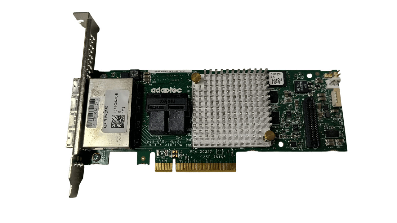 Adaptec ASR-78165 24 Port 6GB Raid Controller Full Height