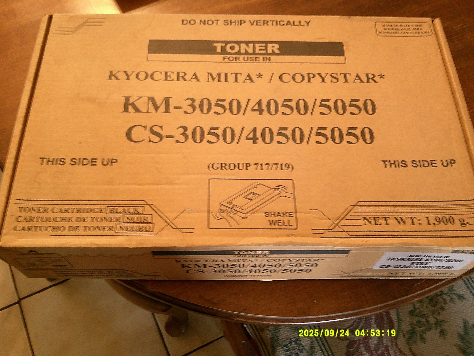 NIB Copystar Kyocera Mita KM-3050,4050,5050,CS 3050,4050,5050 TASKALFA 420I/520I