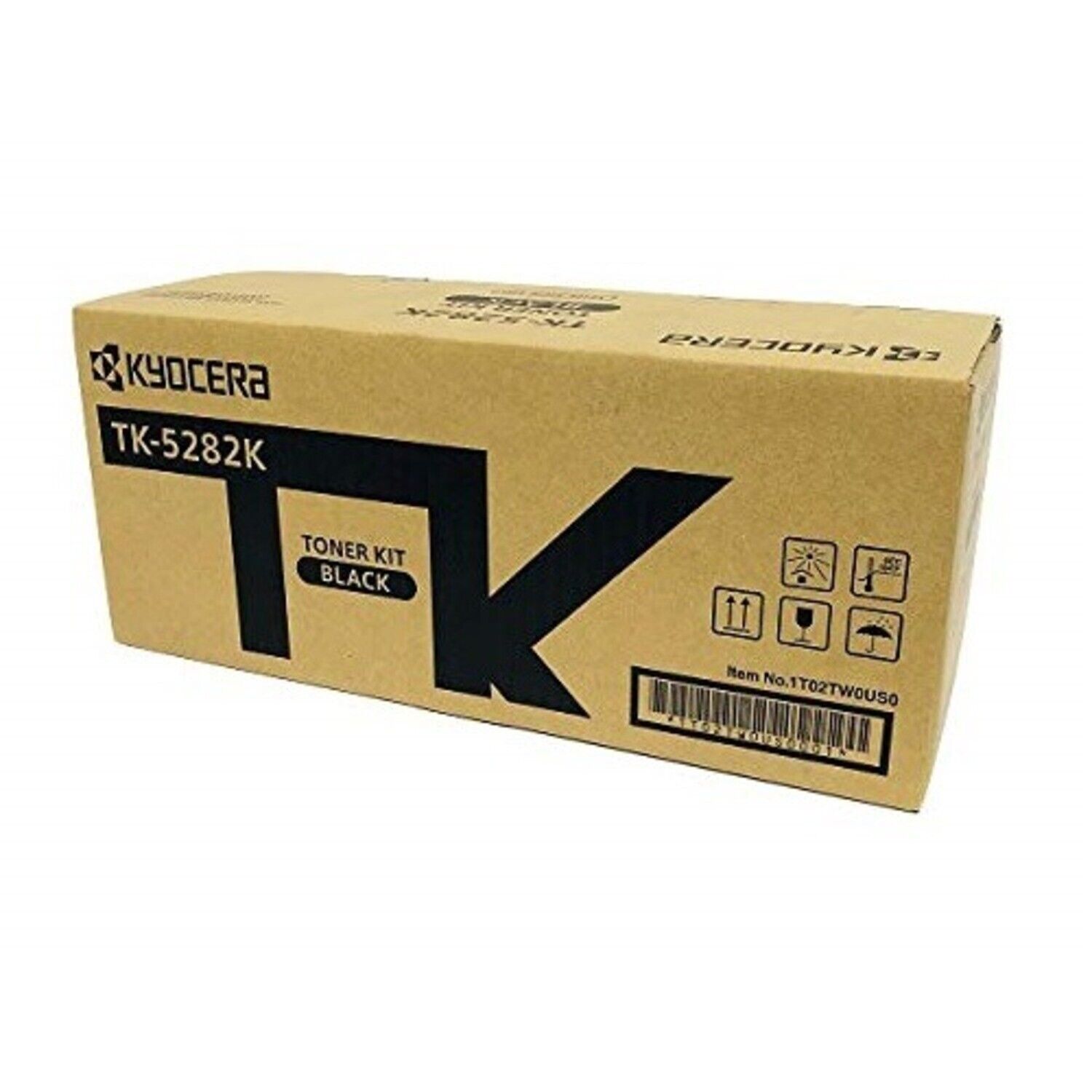 Genuine Kyocera 1T02TW0US0 Model TK-5282K Black Toner Kit For use with Kyocera E