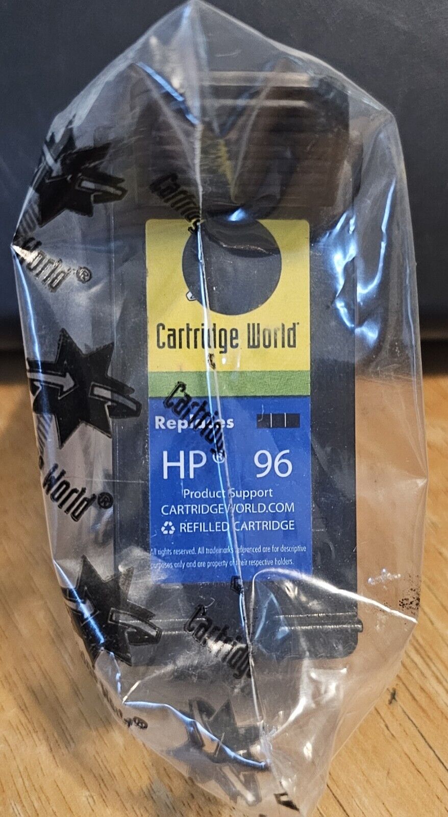 96 Black Ink cartridge Cartridge World sealed.