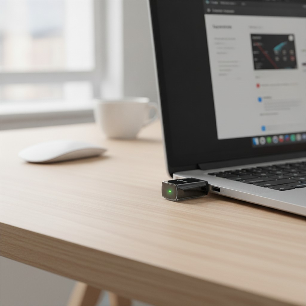 High-Speed AC1300 USB WiFi Adapter - Reliable Dual Band Connectivity for PCs