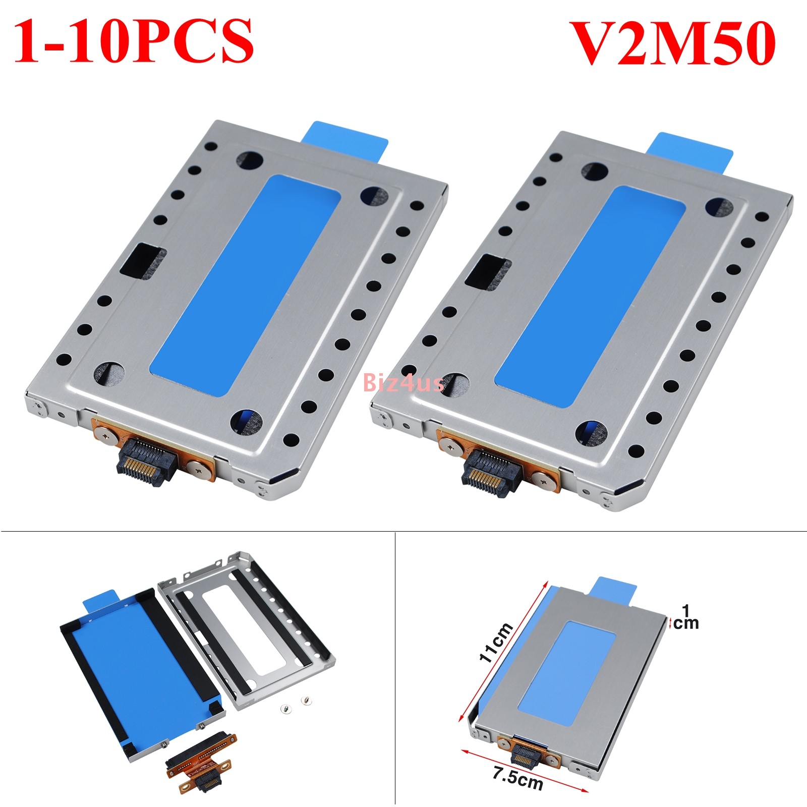 Lot 1-10PCS SATA SSD HDD Caddy V2M50 For Dell Latitude 5414 5404 Rugged
