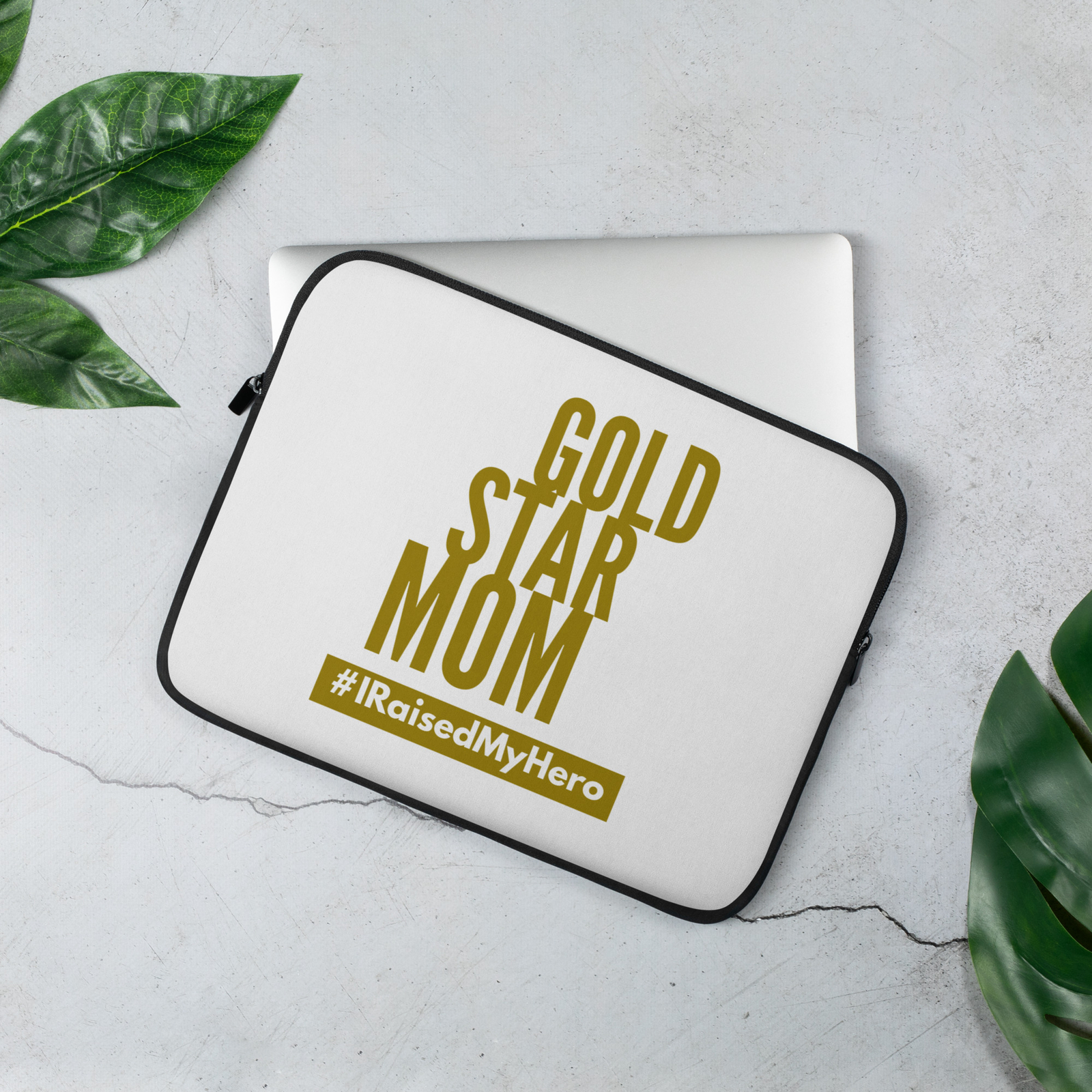 Gold Star Mom Laptop Sleeve