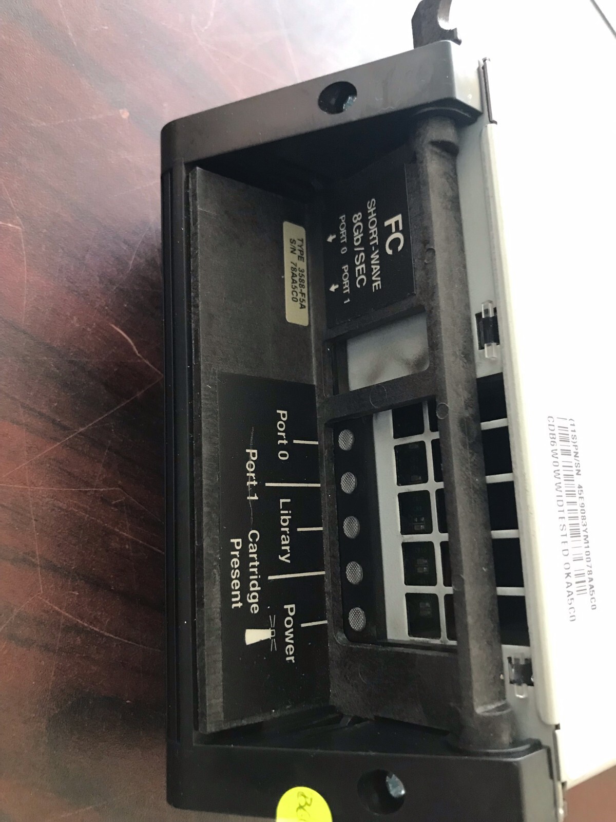 IBM LTO5 P/N 46x1362 RACKING MODEL 3588 F5A COMPLETE LTO FOR RACKING PLS READ