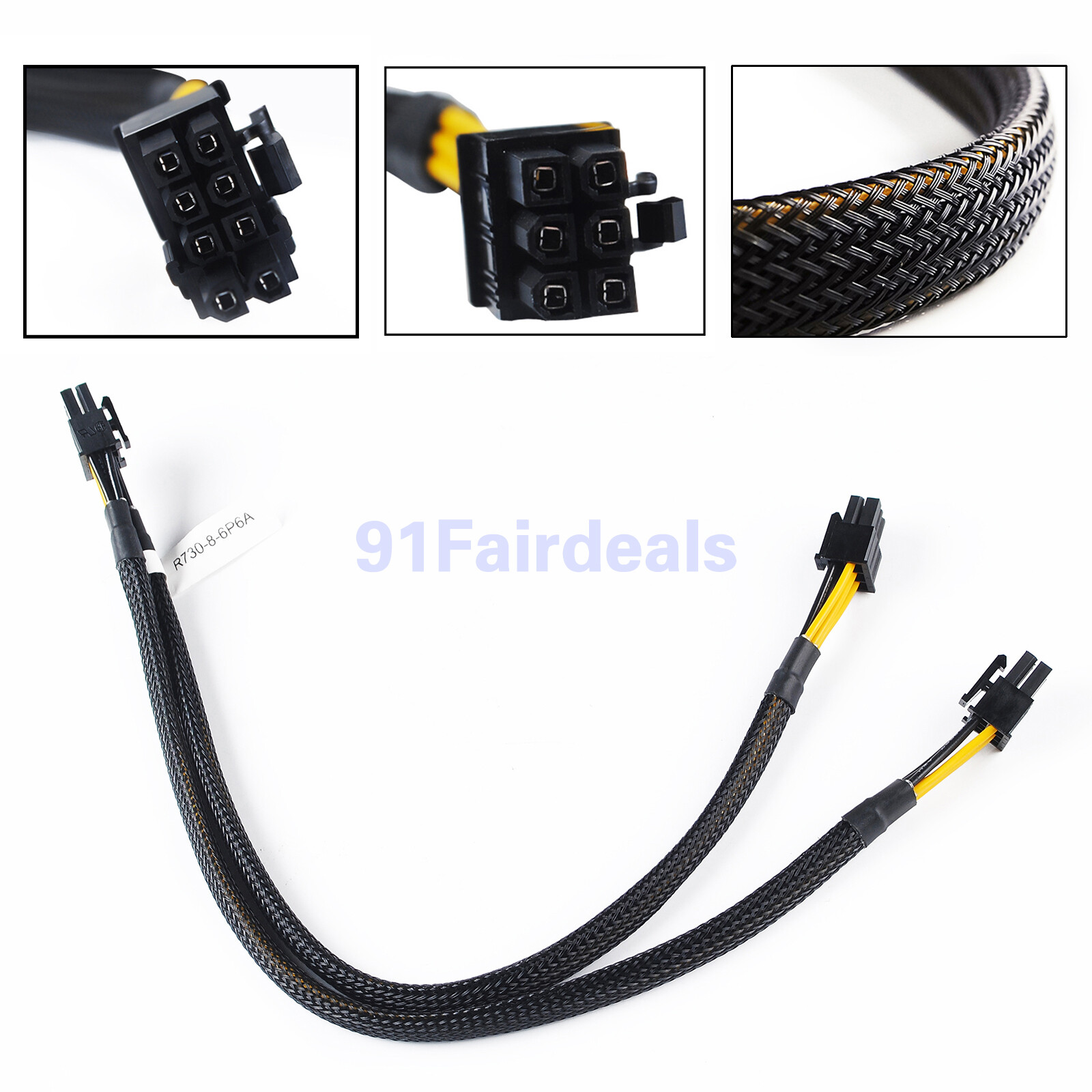0N08NH for Dell R720 R730 R7910 GPU Power Cable 9H6FV Riser to GPGPU 09H6FV USA