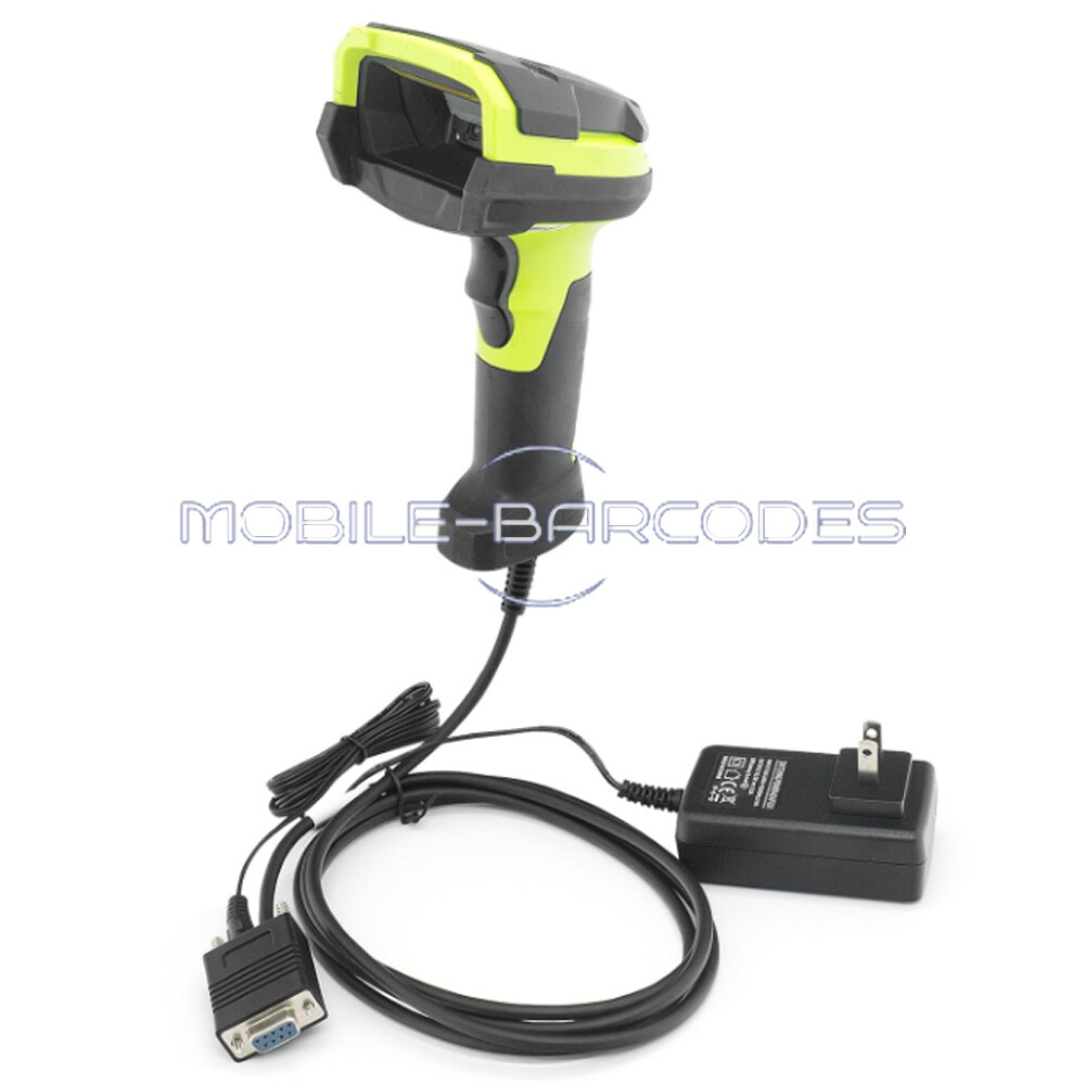 9Pin RS232 Serial Cable with 12V Power Supply For Zebra LI3678 DS3678 6.5FT(2M)