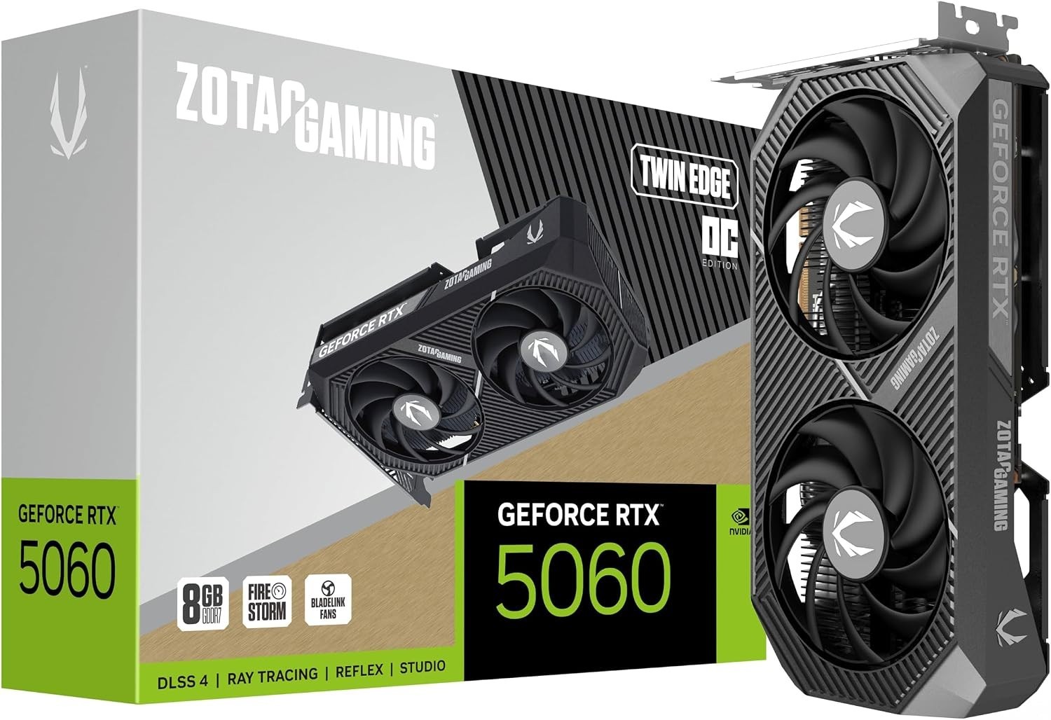 ZOTAC Gaming GeForce RTX 5060 Twin Edge 8GB