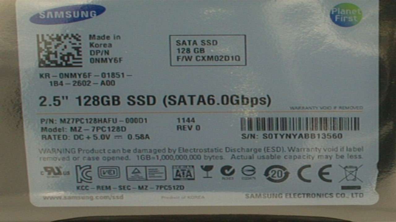 MZ7PC128HAFU Samsung PM830 Series 128GB MLC SATA 6Gbps 2.5-Inch Internal Solid