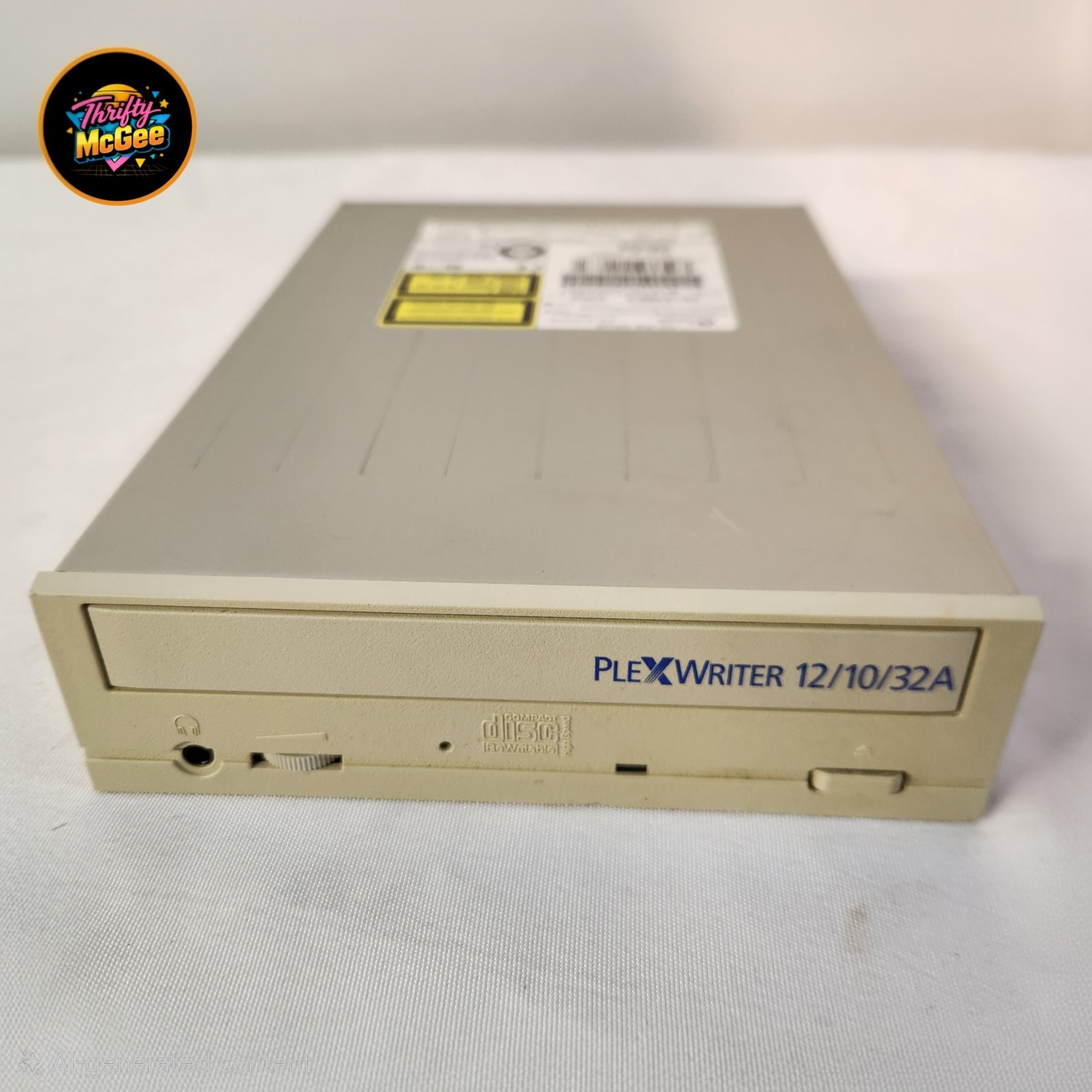 Plextor PlexWriter 12/10/32A PX-W1210A  5.25" Internal IDE Beige CD-RW Drive