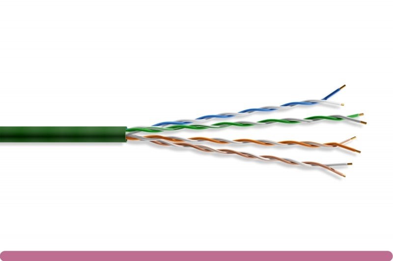 1000ft Slim Cat6a 10G UTP Stranded Mini Bulk Ethernet Cable 28AWG Bare Copper...