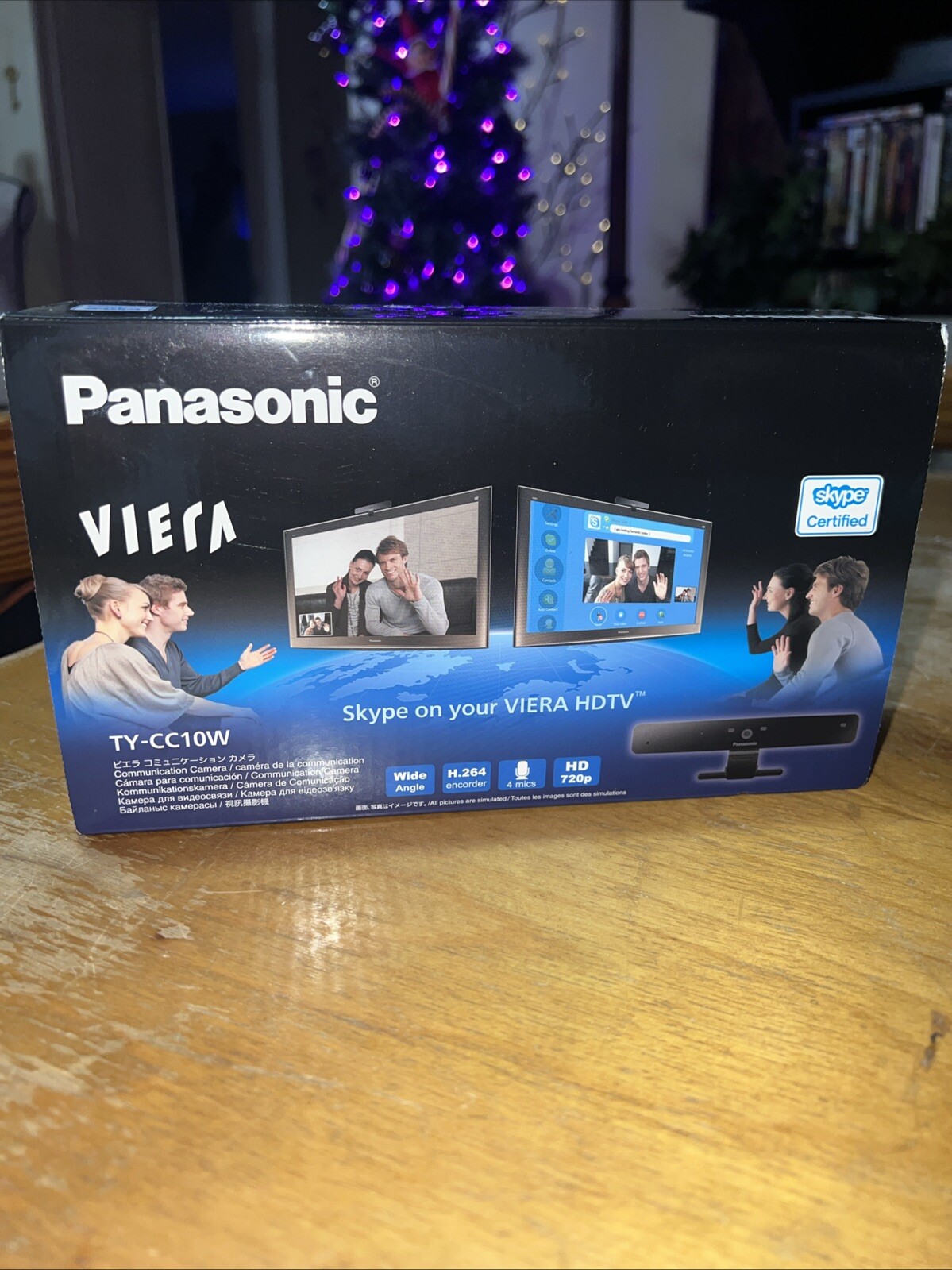 Panasonic TY-CC10W Viera HDTV TV Web Camera Skype Certified HD 720P Wide Angle
