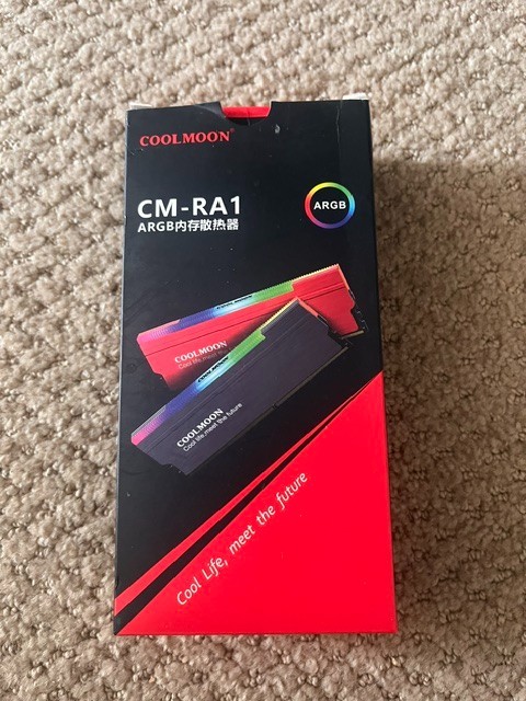 COOLMOON CM-RA1 5V 3PIN ARGB RAM Heatsink Memory Cooler PC Game MOD DDR3 DDR4