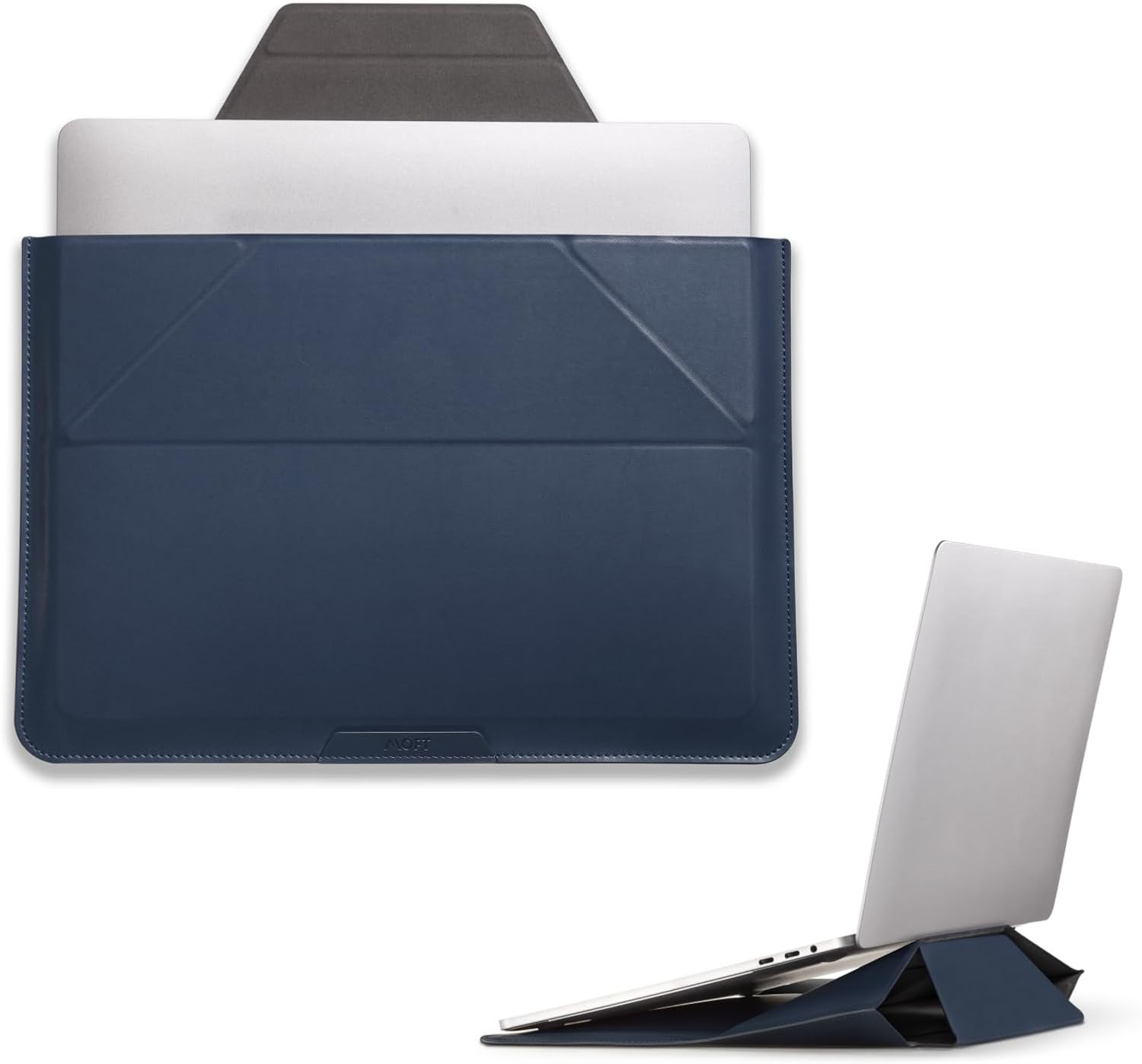 Slim & Portable 2-in-1 Laptop Sleeve with Stand and Smart Storage for 13" Work