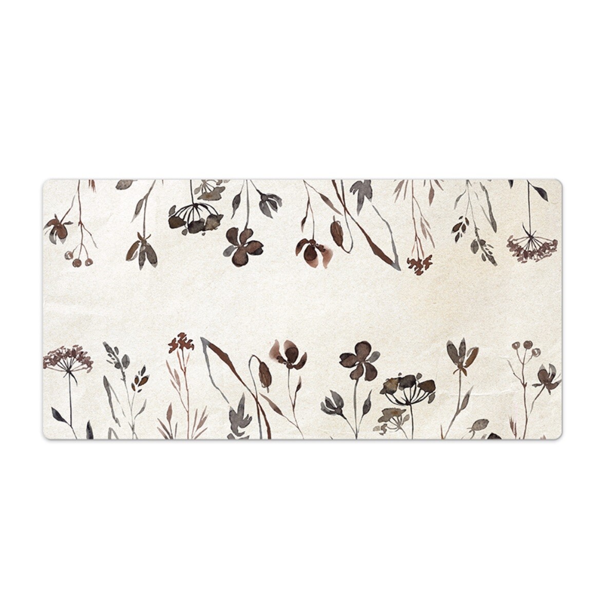 Table Mouse Waterproof Desk Pad Protector Mat Large Flower shadows 90x45