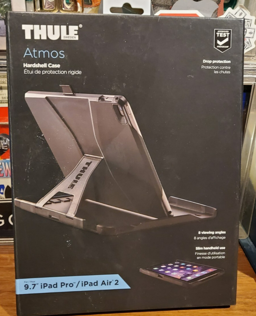 NEW Thule Atmos Black Hardshell Case for 9.7 iPadPro Air 2 NIB